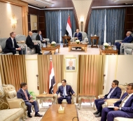 السفير الامريكي يناقش مع المجلس الرئاسي والحكومة اليمنية مستجدات جهود إحياء العملية السياسية 