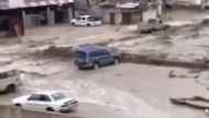 ١٨ شخص بين قتيل ومفقود بسبب السيول في لحج وابين