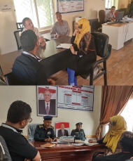 لجنة التحقيق الوطنية تناقش الوضع الانساني للمحتجزين في سجون تعز